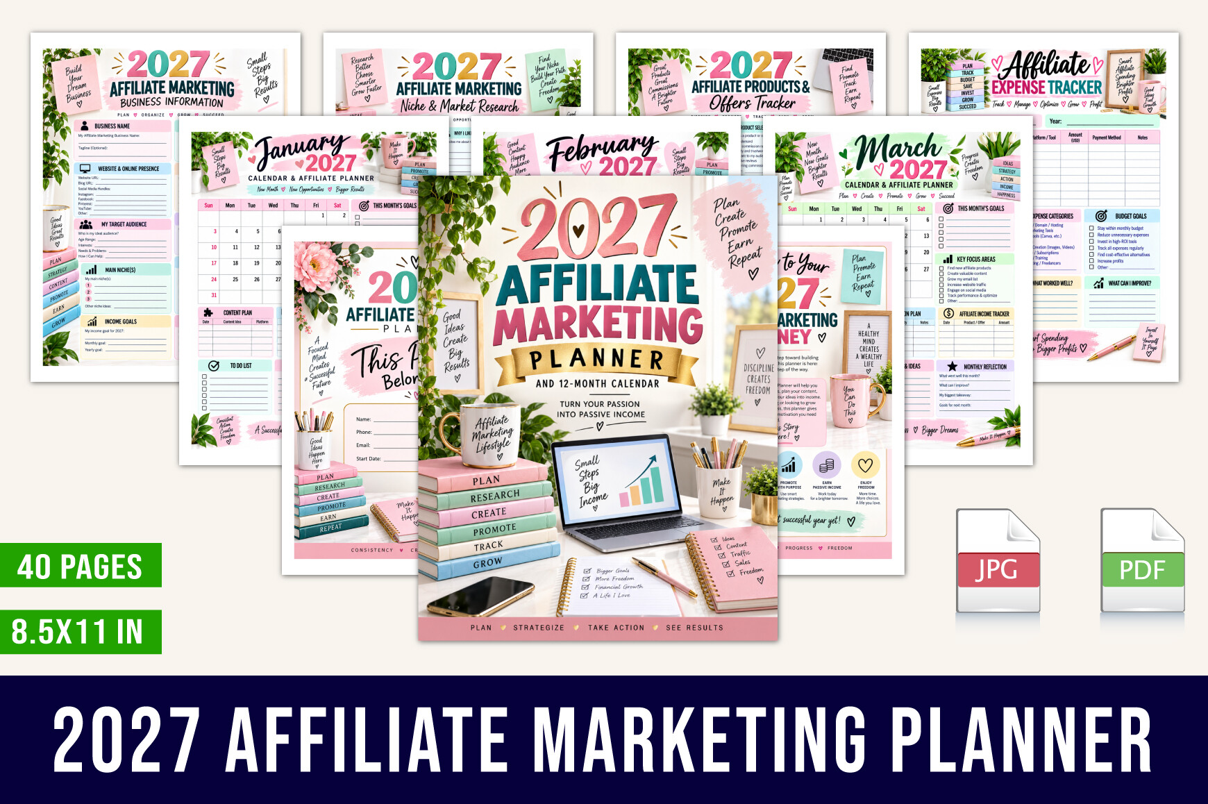 2027 Affiliate Marketing Planner