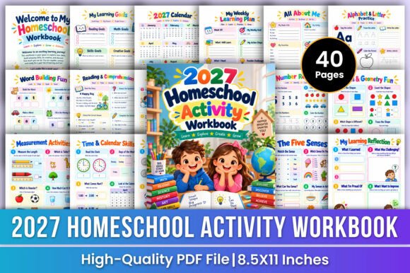 2027 Homeschool Activity Workbook | Read
