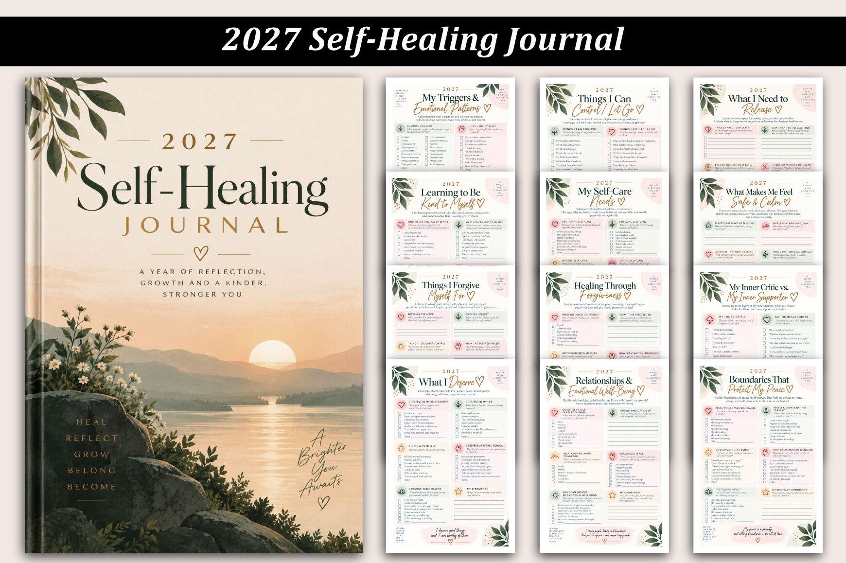 2027 Self-Healing Journal