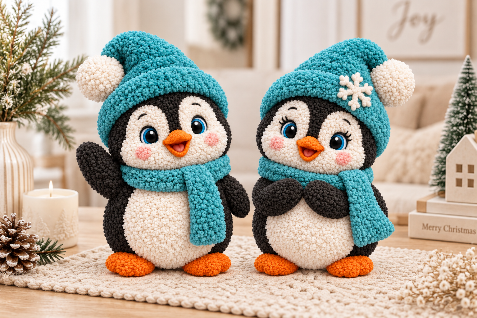 3D Print STL Knitted Penguin Duo - Christmas Winter Decor Files - Image 5