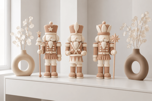 3D Printable Nutcracker STL Collection - 3 Christmas Soldier Models for Holiday Décor - Image 5