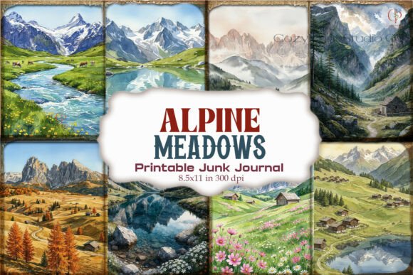 Alpine Meadows Mountain Landscape Junk