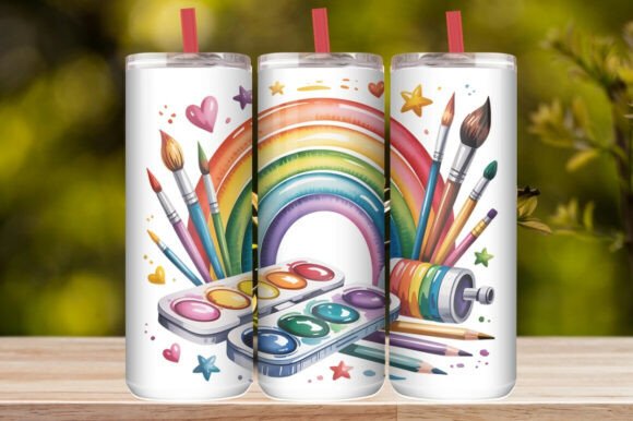 Art Teacher Tumbler Wrap