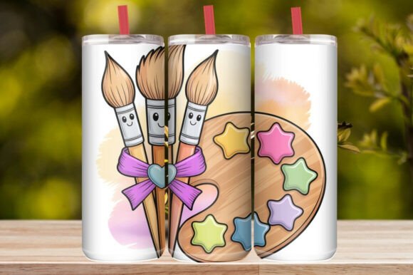 Art Teacher Tumbler Wrap