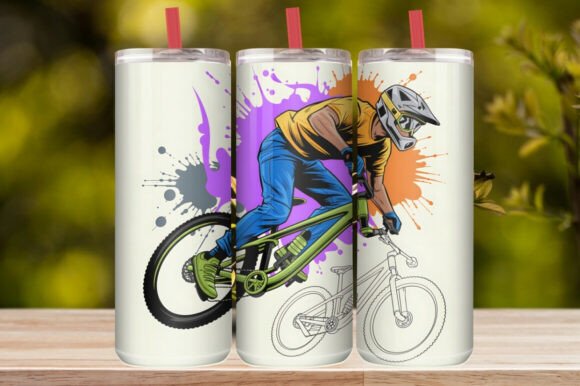 BMX Extreme Sports Tumbler Wrap