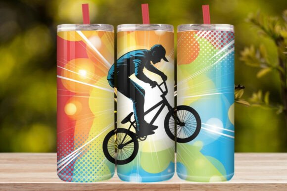 BMX Extreme Sports Tumbler Wrap