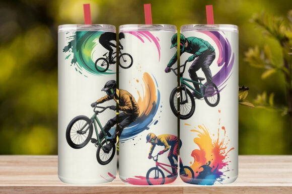 BMX Extreme Sports Tumbler Wrap