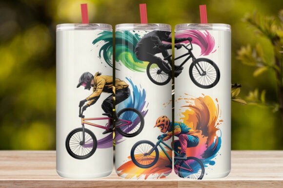 BMX Extreme Sports Tumbler Wrap
