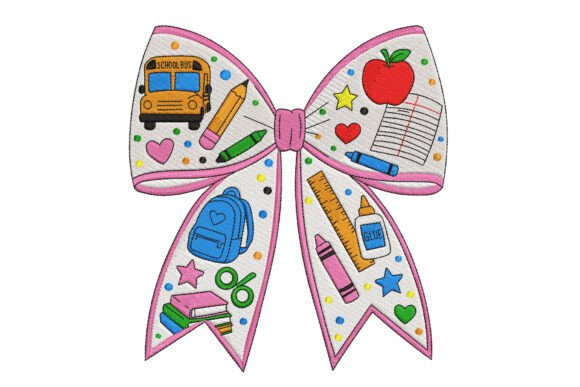 Back to School Hair Bow