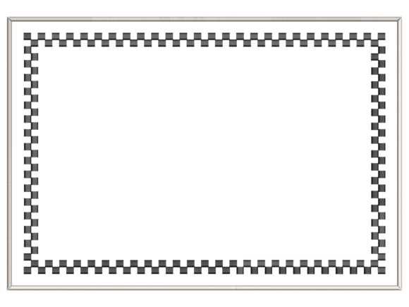 Checkered Rectangle Placemat Design