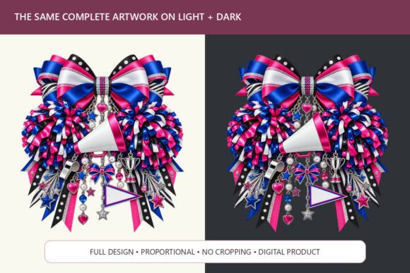 Cheerleading Charm Bow