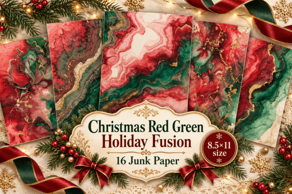 Christmas Red Green Holiday Fusion
