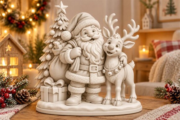 Snowman Christmas Ornament 3D STL – Festive Holiday Bauble Print - Image 12