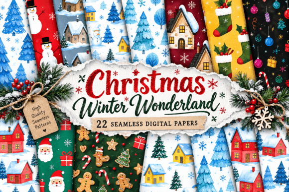 Christmas Winter Wonderland Pattern
