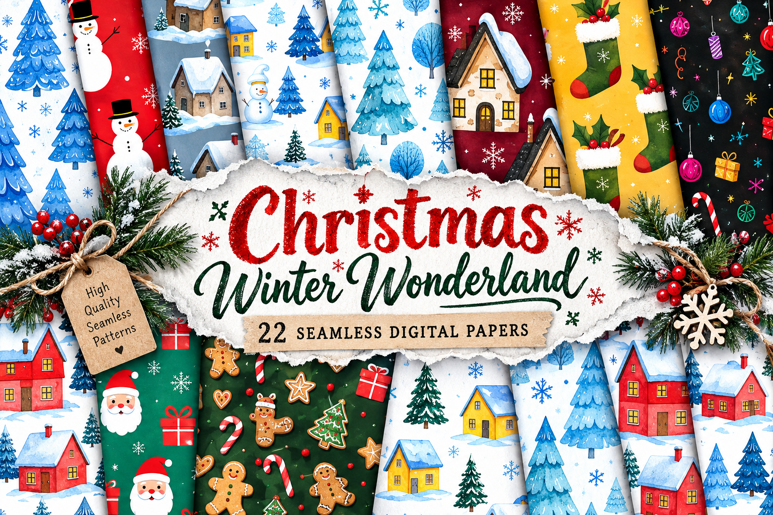 Christmas Winter Wonderland Pattern