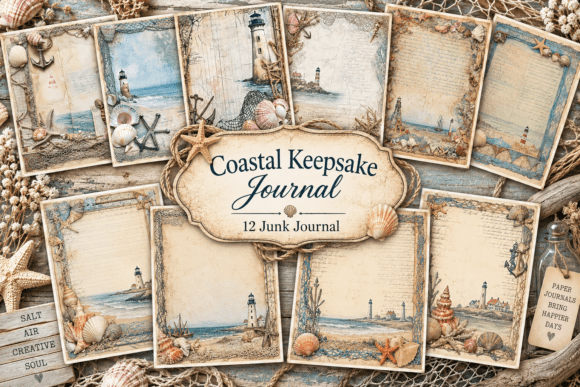 Coastal Keepsake Journal