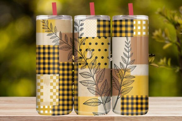 Colorful Floral Tumbler Wrap