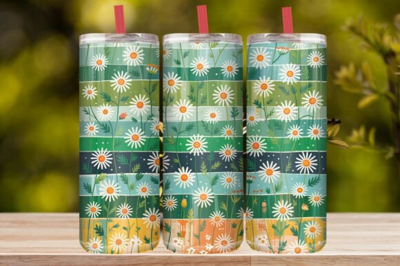 Colorful Floral Tumbler Wrap