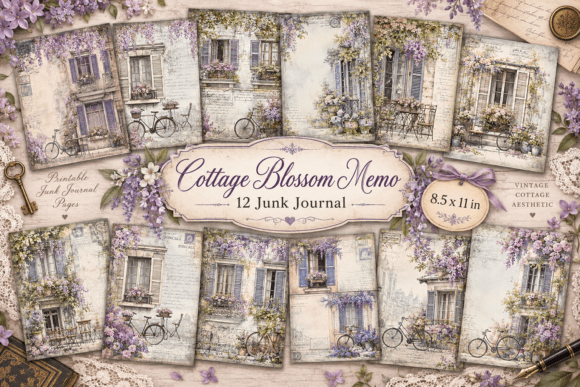 Cottage Blossom Memo