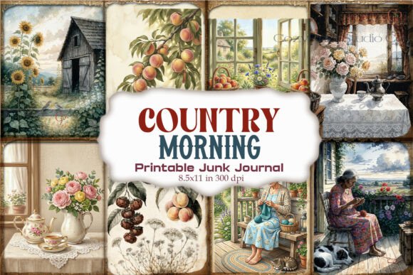 Country Morning Farmhouse Junk Journal