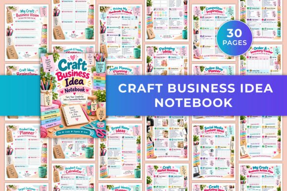 Craft Business Idea Notebook KDP