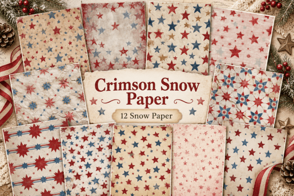 Crimson Snow Paper