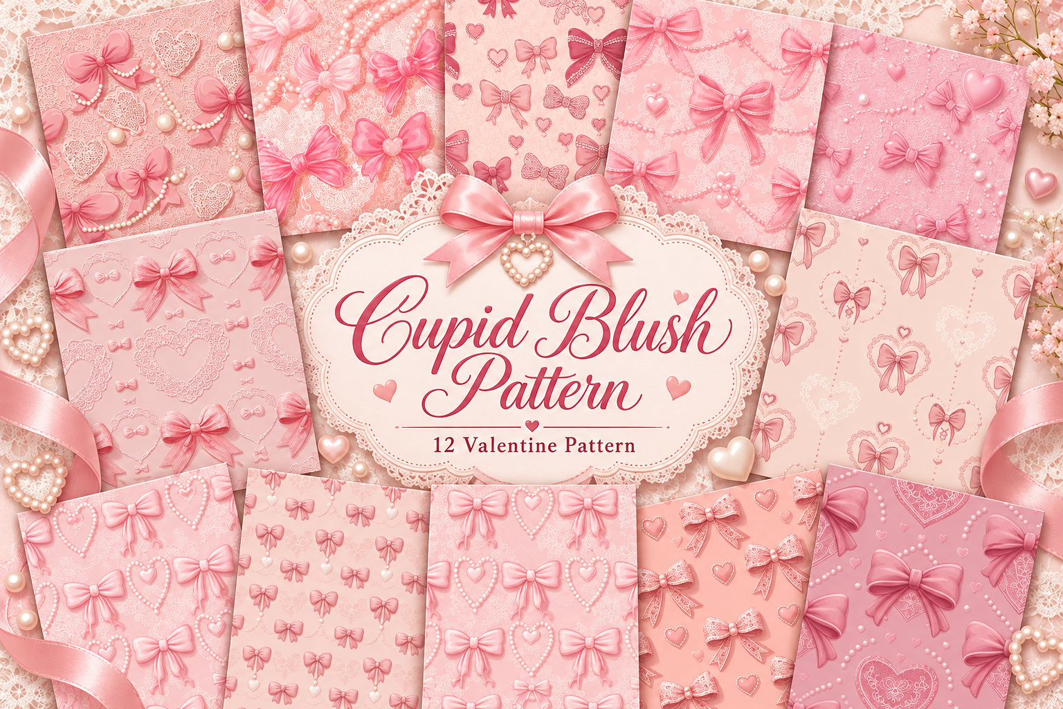 Cupid Blush Pattern