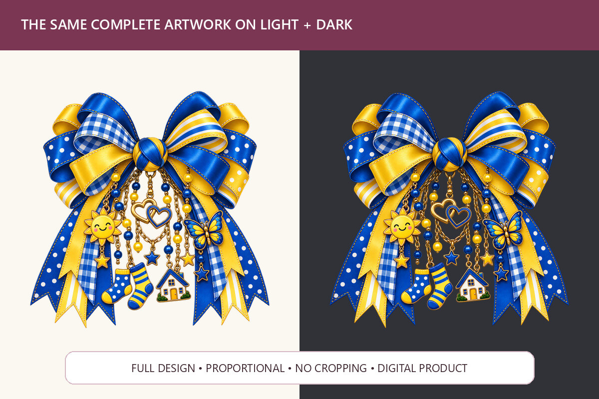 Down Syndrome Awareness Bow