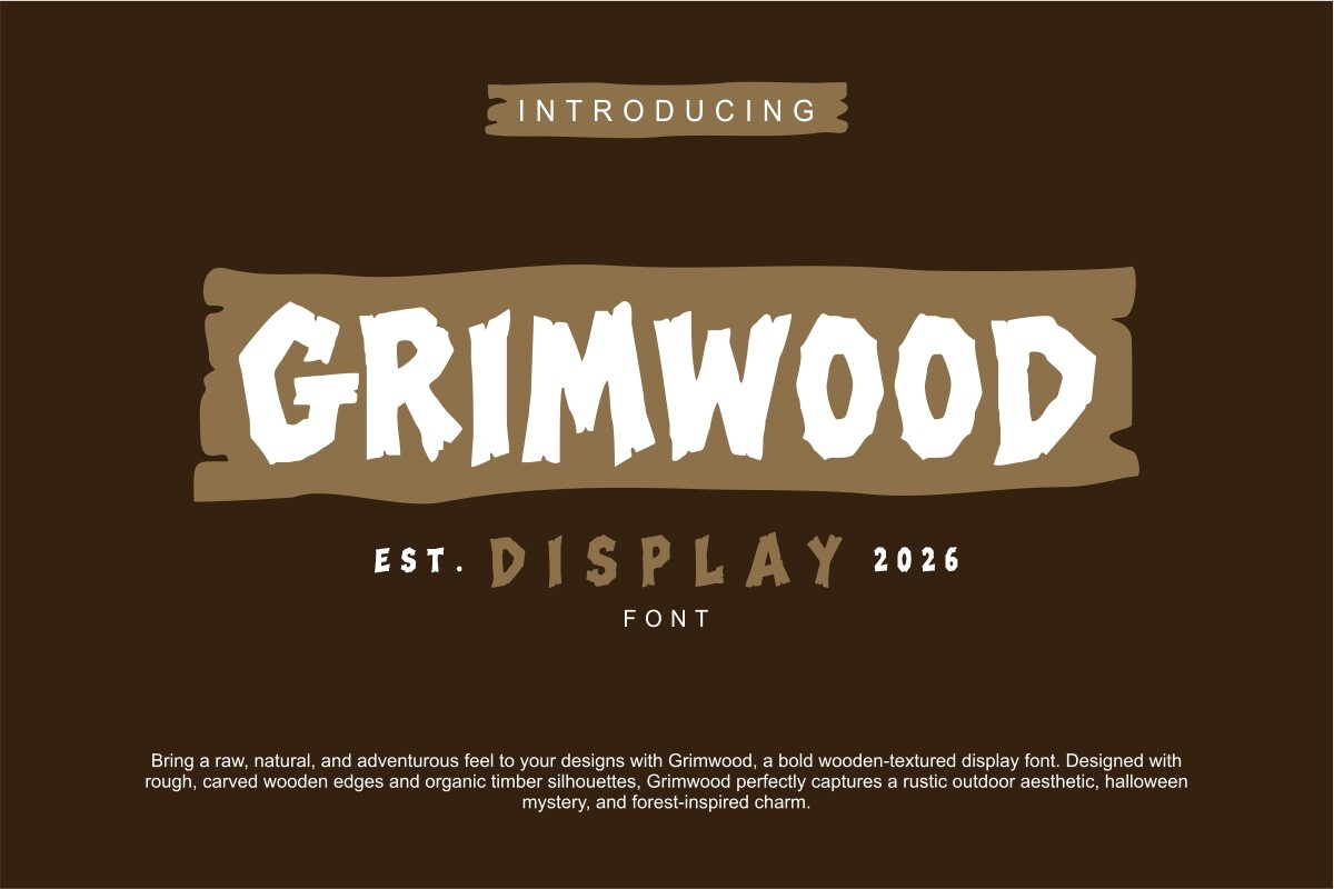 Grimwood preview, rustic forest display