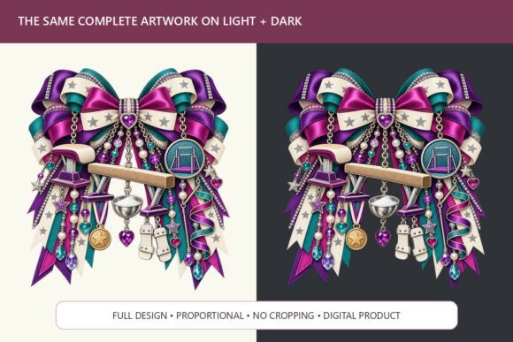 Gymnastics Charm Bow