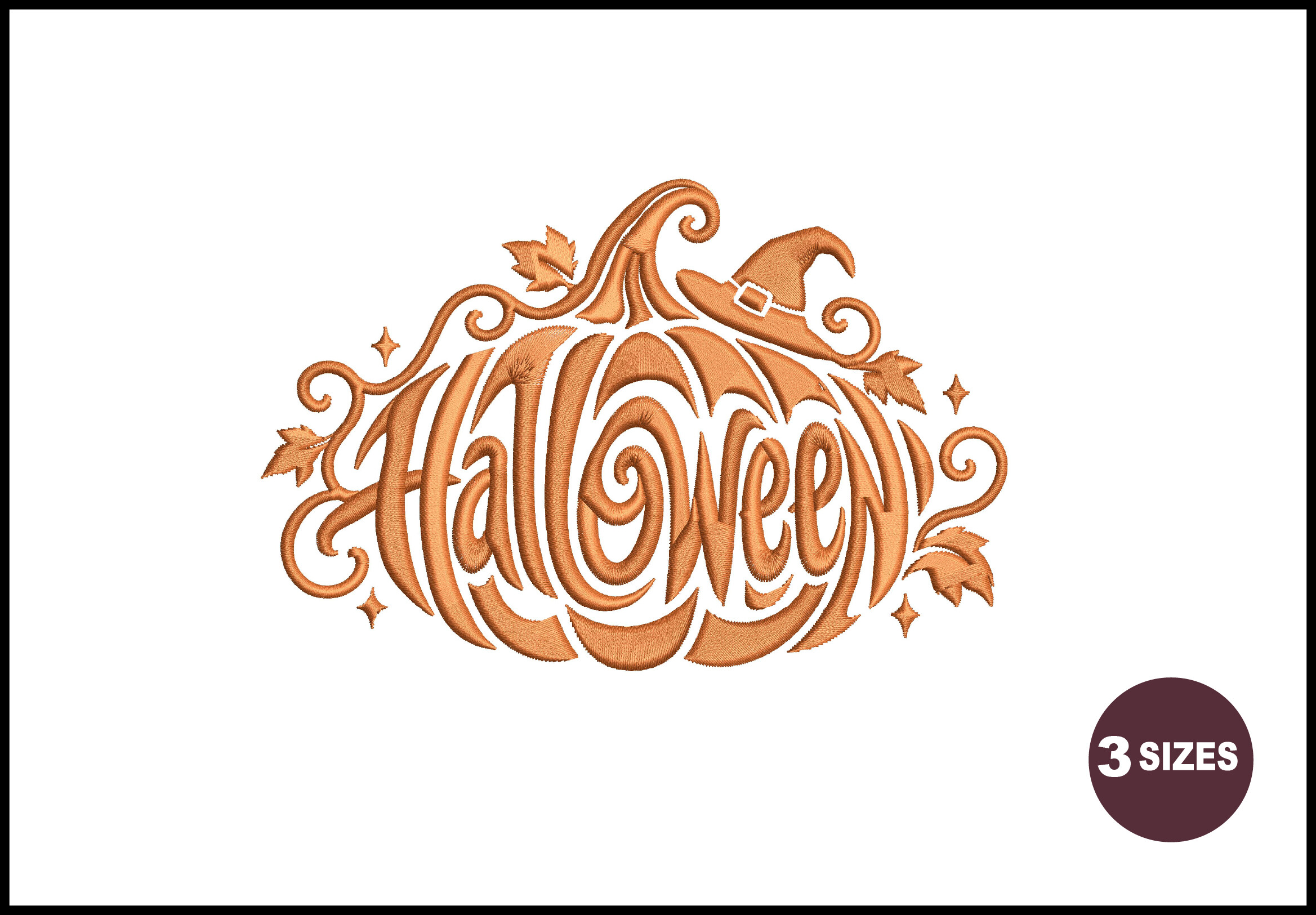 Halloween Pumpkin Lettering