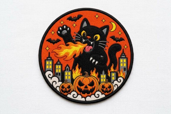 Halloween Spooky Cat Pumpkin Machine