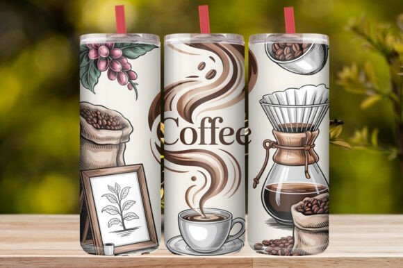 I Love Coffee Tumbler Wrap