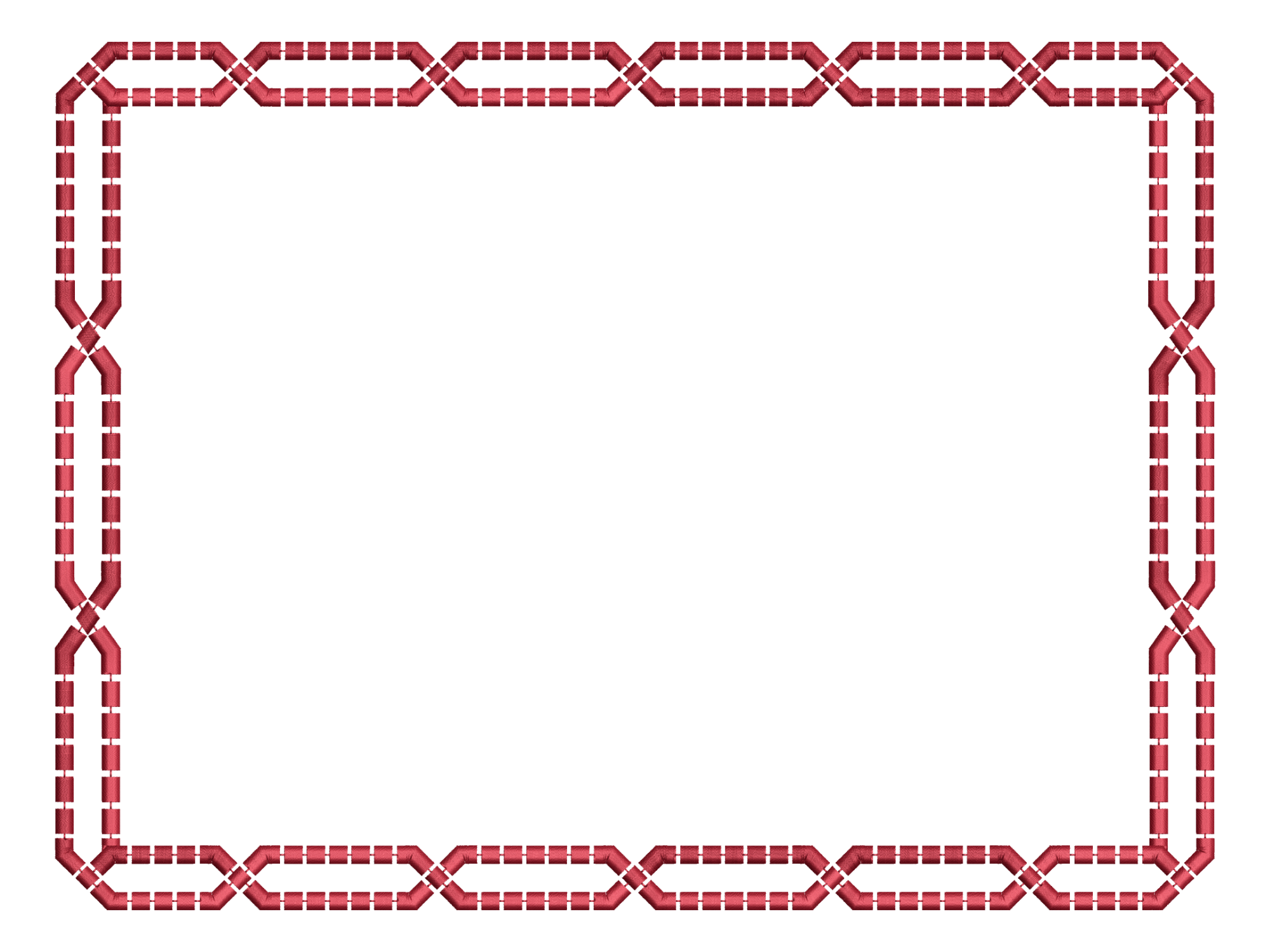 Interlocking Chain Placemat Frame