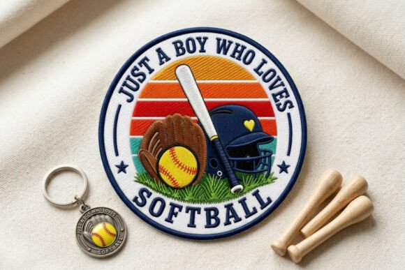 Just a Boy Who Loves Softball Machine