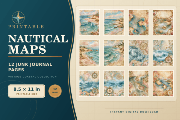 Nautical Maps Printable Junk