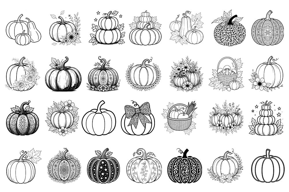 Pumpkin SVG Bundle Fall