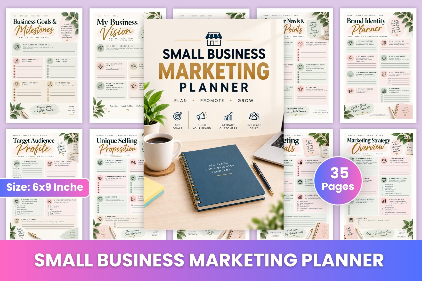 Small Business Marketing Planner