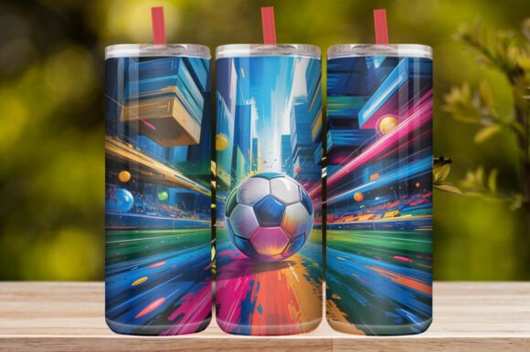 Soccer Sports Sublimation Tumbler Wrap