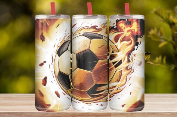 Soccer Sports Tumbler Wrap
