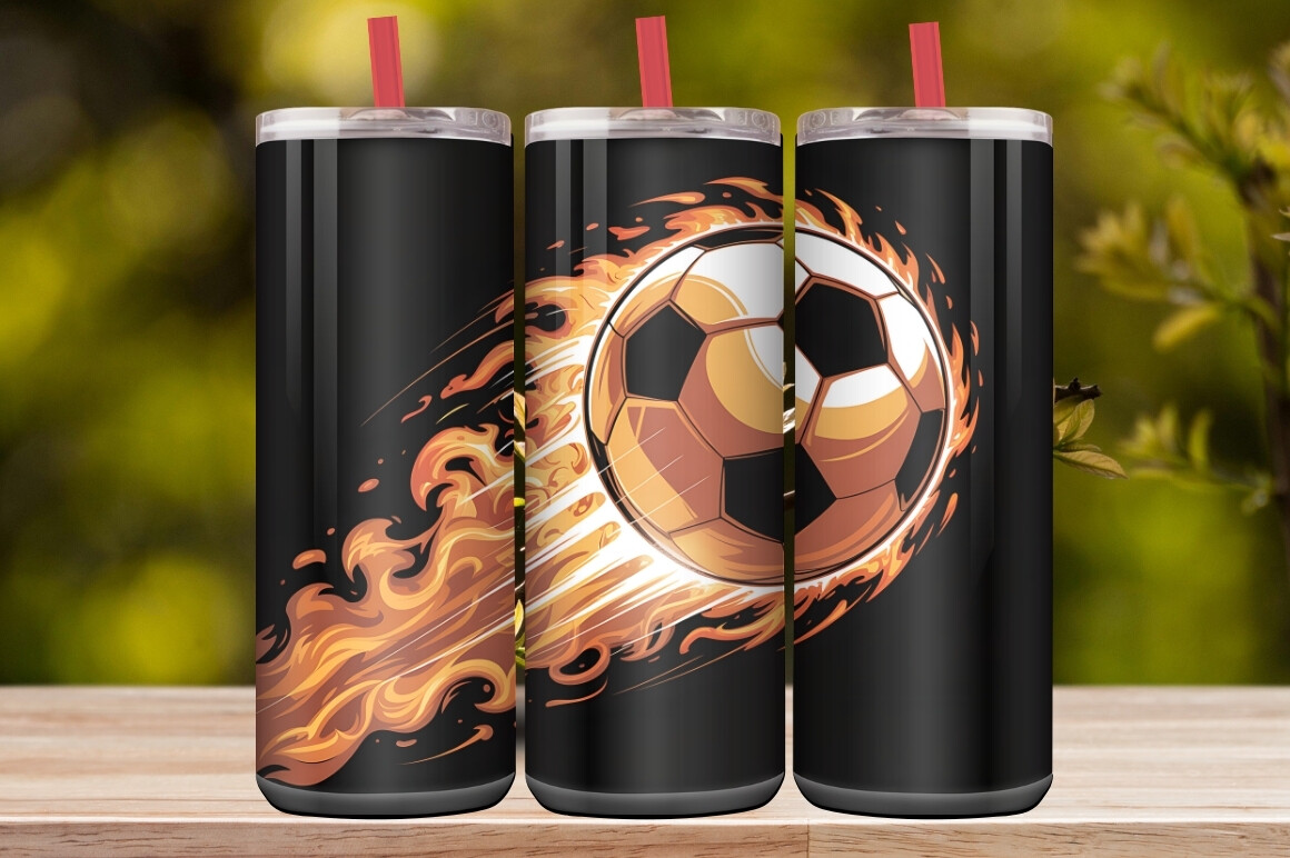 Soccer Sports Tumbler Wrap