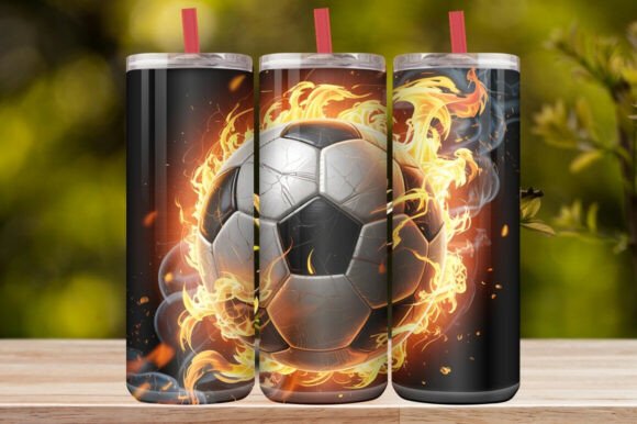 Soccer Sports Tumbler Wrap