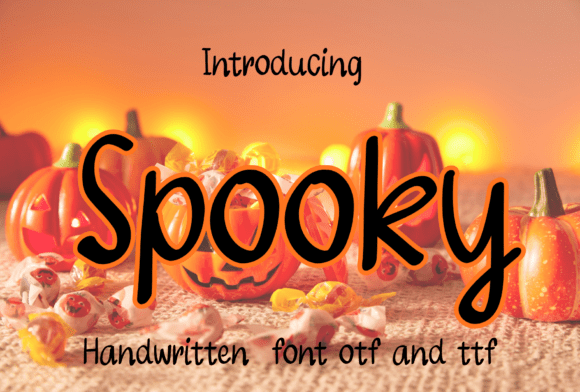 Spooky Font - Lettering Fonts Design