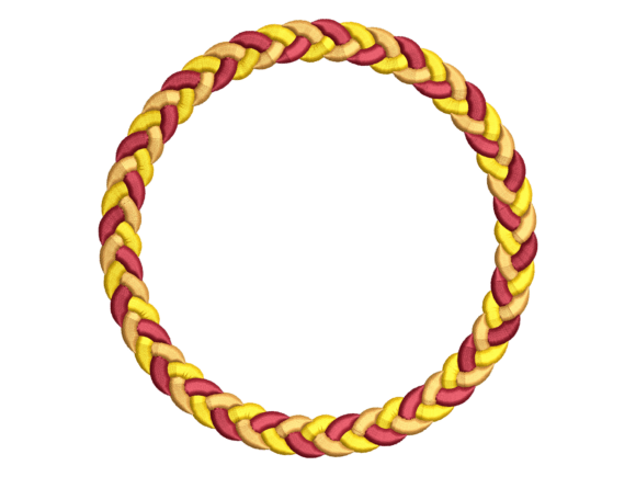 Thick Braided Round Placemat Design