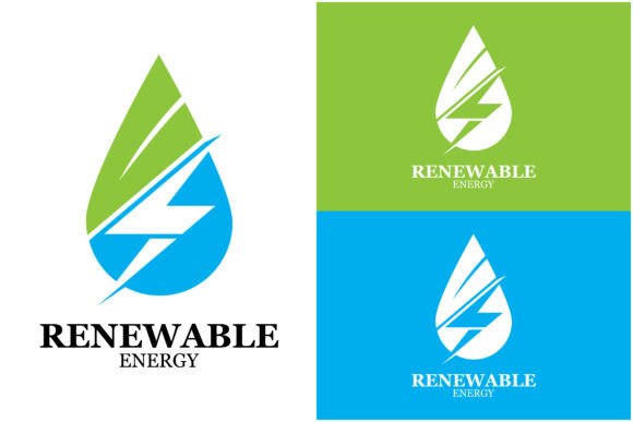 Renewable Energy Logo Vector.