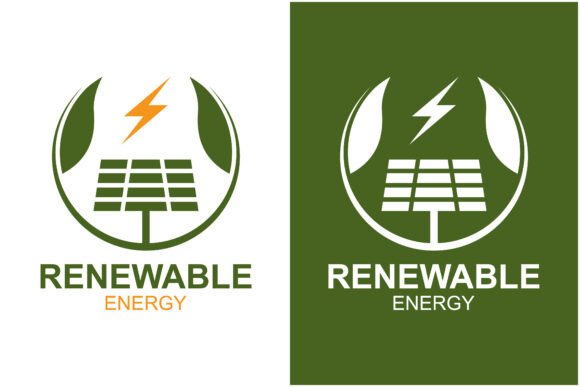 Renewable Energy Logo Vector.