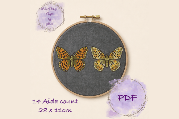 001 Butterfly Cross Stitch Pattern
