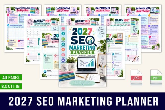 📘 2027 SEO Marketing Planner