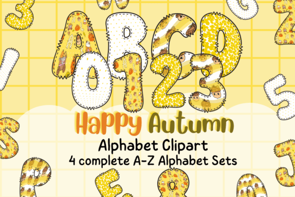 Autumn Alphabet Canva Frame