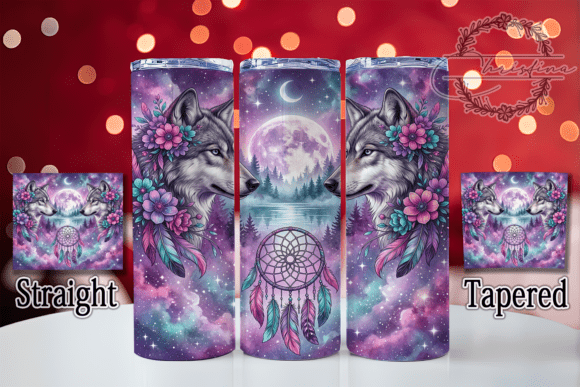 Boho Wolf Dreamcatcher 20oz Tumbler
